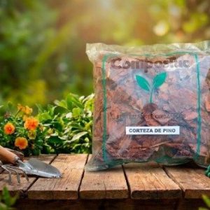 corteza de pino bolsa x 5 litros