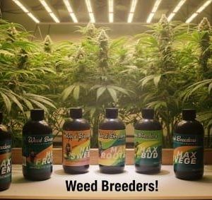 kit fertilizantes ciclo completo weed breeders x 250 cc