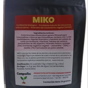 miko micorrizas género rhizophagus intraradices o glomus sp intraradices.