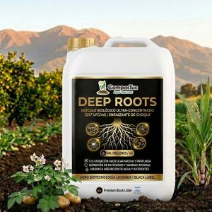 deep roots x 5 litros enraizante biológico.