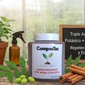 jabon potásico con neem y canela x 200 cc